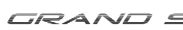 Grand Sport font preview