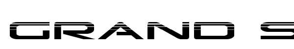 Grand Sport font preview