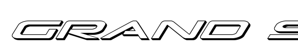 Grand Sport font preview