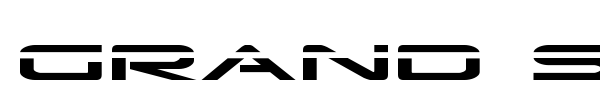 Grand Sport font preview