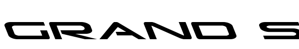 Grand Sport font preview
