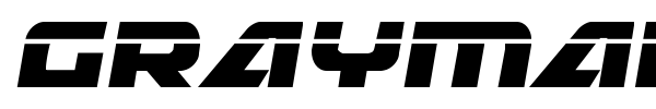 Graymalkin font