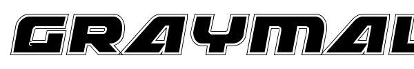 Graymalkin font preview