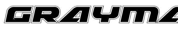 Graymalkin font preview