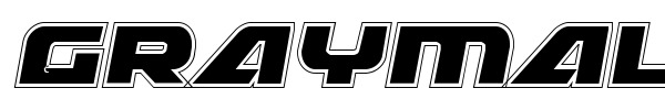 Graymalkin font preview