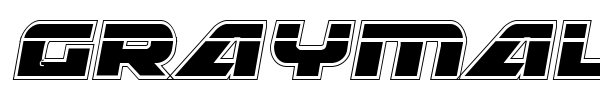 Graymalkin font preview