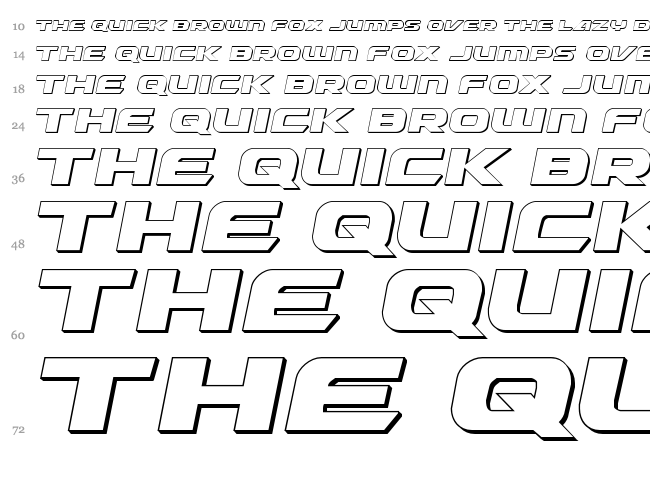 Graymalkin font waterfall