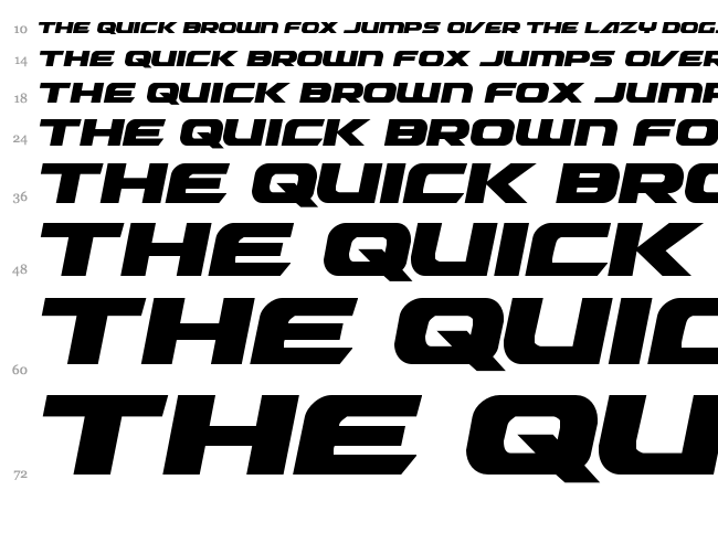 Graymalkin font waterfall