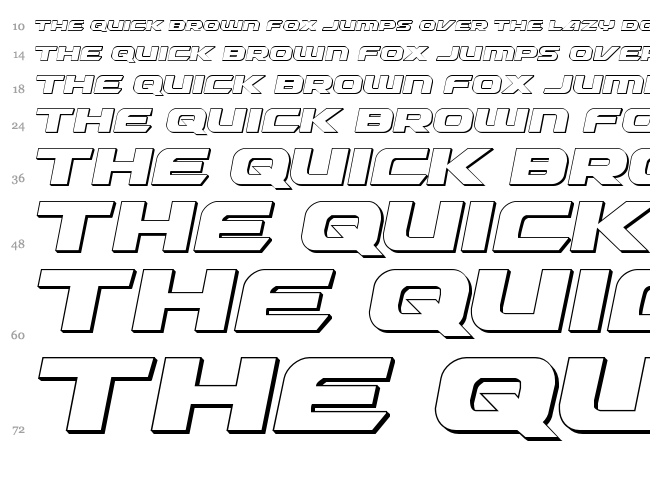 Graymalkin font waterfall