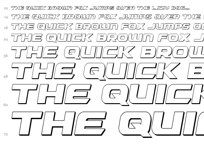Graymalkin font waterfall