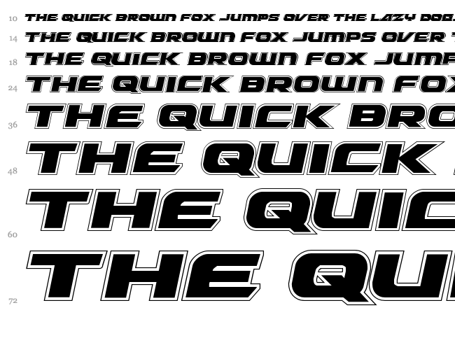 Graymalkin font waterfall