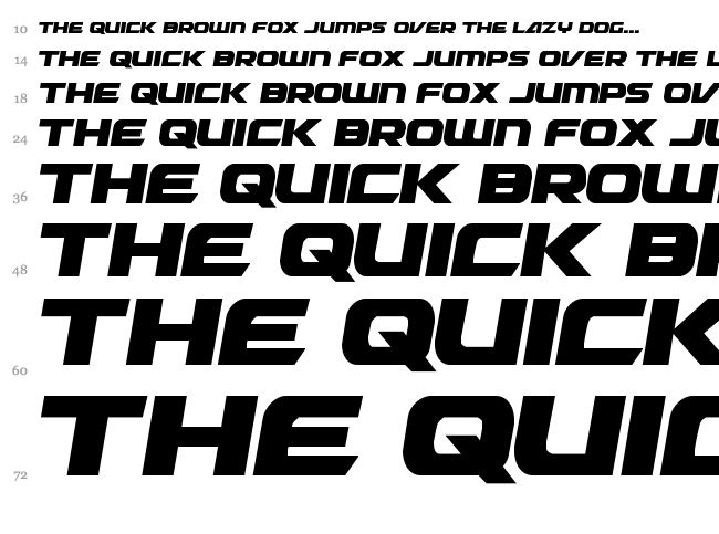 Graymalkin font waterfall