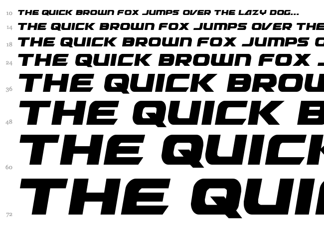 Graymalkin font waterfall