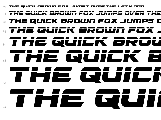 Graymalkin font waterfall