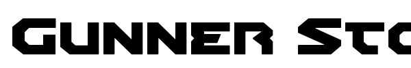 Gunner Storm font preview