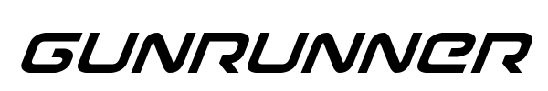 Gunrunner font