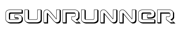 Gunrunner font preview