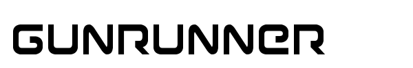 Gunrunner font preview