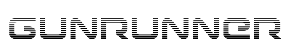 Gunrunner font preview