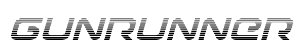Gunrunner font preview