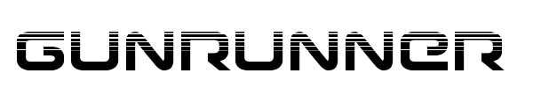 Gunrunner font preview