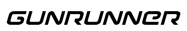 Gunrunner font preview