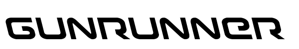 Gunrunner font preview