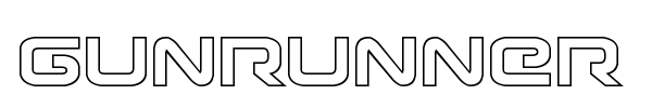 Gunrunner font preview