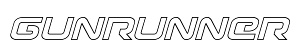 Gunrunner font preview