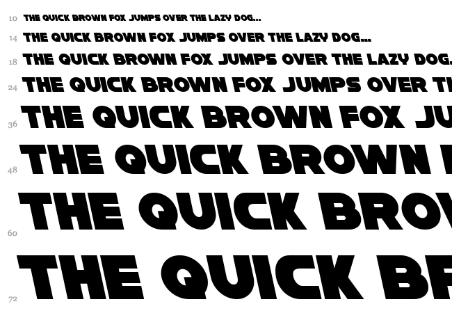 Han Solo font waterfall