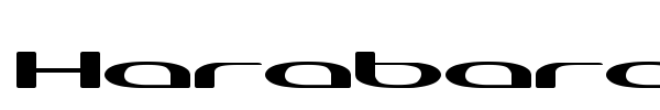 Harabara Neo font