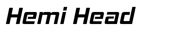 Hemi Head font