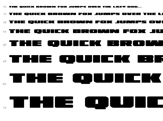 Illumino font waterfall