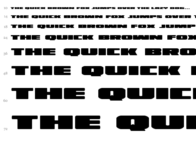 Illumino font waterfall