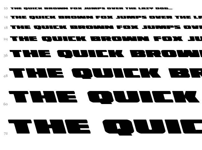 Illumino font waterfall