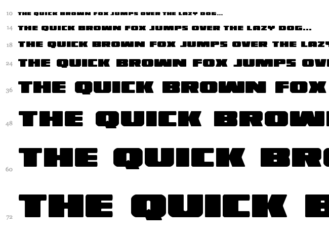 Illumino font waterfall