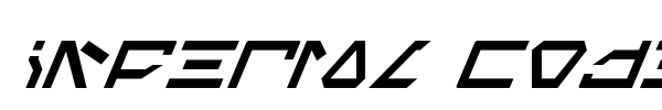 Imperial Code font