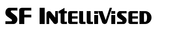 SF Intellivised font