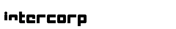 Intercorp font