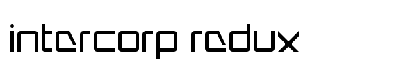 Intercorp Redux font