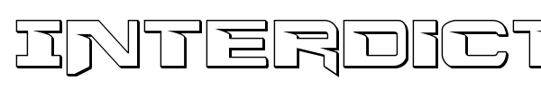 Interdiction font preview