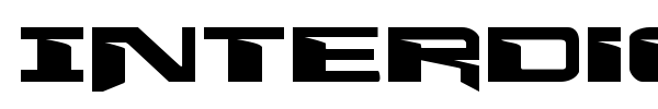 Interdiction font preview