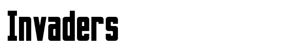 Invaders font