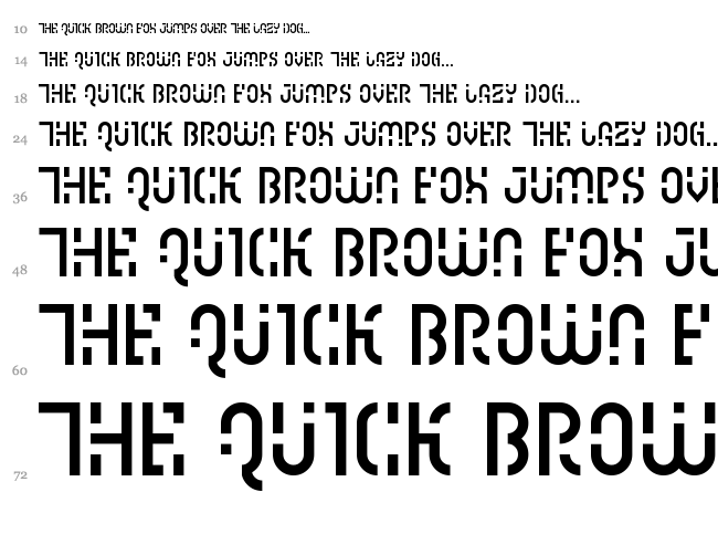 Ipscrik font waterfall