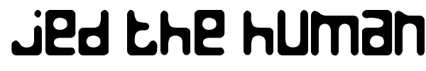 Jed the Humanoid font