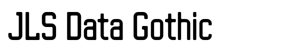 JLS Data Gothic font preview