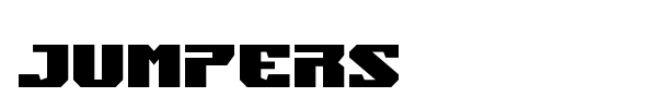 Jumpers font preview