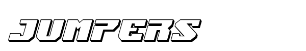 Jumpers font preview