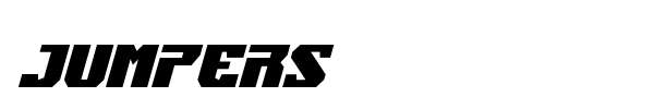 Jumpers font preview