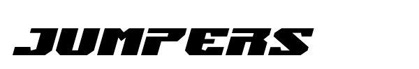 Jumpers font preview